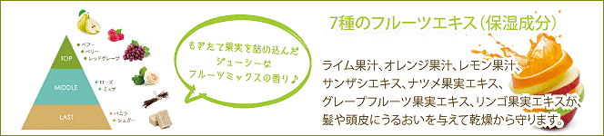 ピュアファクター ウォータートリートメント フルーツミックスの香り